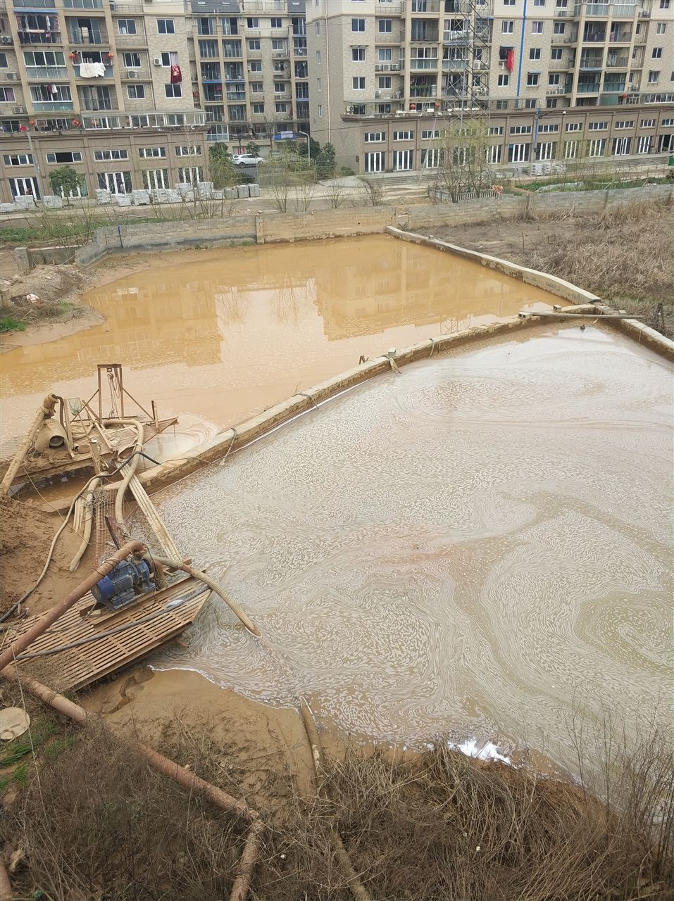 神木沉淀池淤泥清理-厂区废水池淤泥清淤